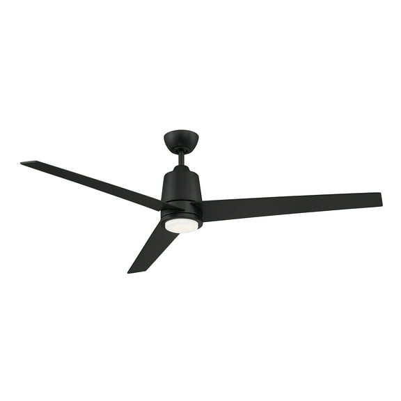 Trade Winds Evan 56" LED Ceiling Fan in Matte Black