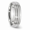 thumbnail image 4 of Cobalt Satin and Polished Grooved 6mm Band Size: 7; for Adults and Teens; for Women and Men, 4 of 6