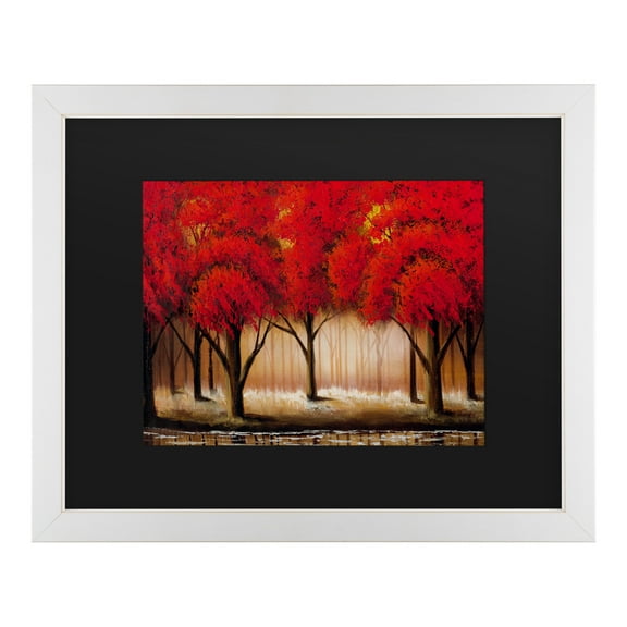 Trademark Fine Art 'Parade of Red Trees II' Canvas Art by Masters Fine Art