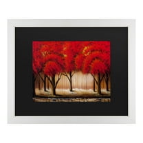 Trademark Fine Art 'Parade of Red Trees II' Canvas Art by Masters Fine Art