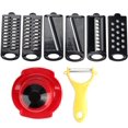 thumbnail image 3 of 6-blade multifunctional kitchen food chopper potato and vegetable slice chopping tool, 3 of 7