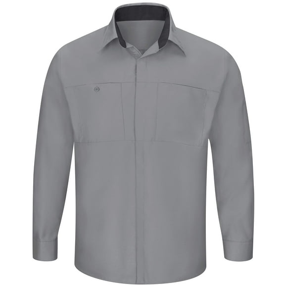 Red Kap Men's Long Sleeve Performance Plus Shop Shirt