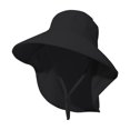 thumbnail image 2 of Delayuji foldable sun hat for Women Wide Brim Neck Flap Chin Strap Breathable Windproof Summer Fishing Hat Travel Beach Cycling Portable Outdoor Hat, 2 of 3