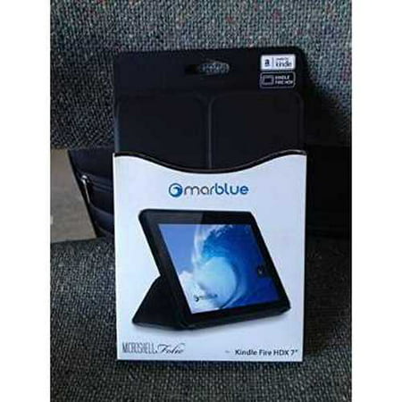 Refurbished MARBLUE MicroShell Folio for Kindle Fire HDX 7 BLACK (Best Price On Kindle Fire Hdx 7)