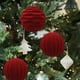 thumbnail image 5 of Set de adornos para bailes de Navidad en dos paquetes | Decoraciones festivas de 10 cm grandes con flocas, rojo, blanco, verde, naranja, marrón azul | Decoración ligera y duradera para árbol de, 5 of 6