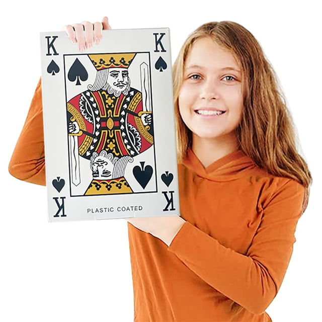 Baraja de cartas Yuanhe Jumbo, baraja grande y gigante, baraja completa