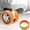 Orange-OR, variant on MMJ Luggage Wheel Covers 8 Pcs Silicone Suitcase Protector for 1.97-2.95in Noise Reducing Anti Scratch Travel Accessories