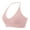 Pink, variant on Bras for Women Halterneck Backless Deep V Neck Sports Bustier Padded Gym Push Up Bra Adjustable Straps Bra for Workout Wear,Red,S