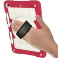 thumbnail image 6 of Dteck Case for iPad 9th/ 8th/ 7th Generation 10.2 inch (Case for iPad 9/8/ 7 Gen), Heavy Duty Shockproof Cover with Rotating Stand Hand/Shoulder Strap Pencil Holder,Red, 6 of 7
