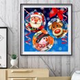 thumbnail image 1 of Cuadros Decorativos Taladro completo redondo diamante pintura 5D DIY muñeco de nieve Elk punto de cruz bordado Kit DQrwqpou Nuevos Originales, 1 of 9
