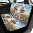thumbnail image 4 of Pzuqiu Flower Bull Car Seat Covers Lightweight Car Seat Covers Full Set, Easy to Install, Suitable for Sedan Seats Van Seats, Fit for Truck Trucks, 4 of 10