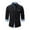Black, variant on Dress Shirt for Men Button Down Long Sleeve Shirt Business Casual Inner Contrast Collar Wedding Shirts Regular Fit Black L