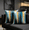 Blue 1, variant on Light Blue Abstract Throw Pillow Covers 18x18 Set of 2 Vertical Painting Decorative Cushion Cases for Sofa Modern Home Decor