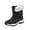 Black, variant on Women Winter Boots Insulated Winter Platform Booties With Slip Lined Design Color: White Size: 36