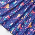 thumbnail image 2 of Toddler Girls Dresses Casual Mermaid Flutter Sleeve Dress 2-3T, 2 of 5