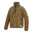 thumbnail image 3 of Regatta Womens Frankie Leopard Print Half Zip Fleece Top, 3 of 5