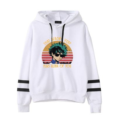 white anime hoodie