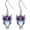 Moonstone Owl Earrings, variant on Phoenix/Cardinal/Owl/Hummingbird/Blue Jay/Parrot/Peacock/Dove Dangle Earrings 925 Sterling Silver Bird Animal Earrings Valentine's Day Birthday Gift for Women