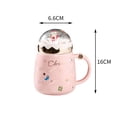 thumbnail image 3 of Taza de cafe de cerámica Sunnimix Funny Santa Claus 500ml, 3 of 8