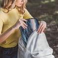 thumbnail image 5 of FORMRS 15-15.6 inch Laptop Sleeve Case Soft Carrying Quilted Computer Bag Cover, Ocean Waves, 5 of 7