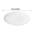 thumbnail image 3 of Plastic Dinner Plate 10" Nordic Stoneware Style Dishwasher-Safe for Western Food, Family Dinners and Parties, 3 of 6