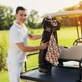 thumbnail image 6 of Naloa Rose Flowers Golf Towel Golf Gift for Men and Women Golf Towel with Carabiner Clip to Quickly Remove Mud, Dirt and Sweat, 6 of 8