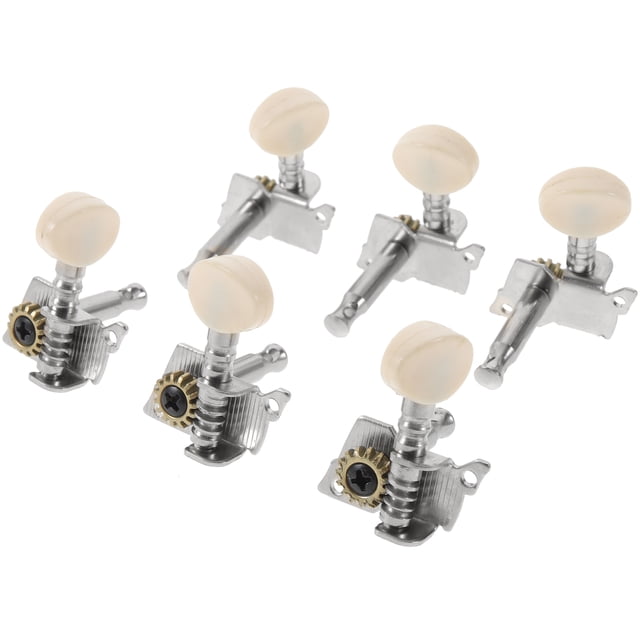 unbranded 6Ud De Afinación Para Guitarra Acústica Estructura Simple Color Plata