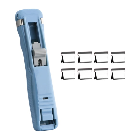 Agrafeuse de Bureau Portable Réutilisable avec Distributeur pour Reliures, Documents, Usage à la Maison et à l'École