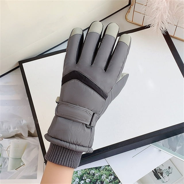 Xihbxyly Artículos Por Menos de 10 Dólares. Guantes de Pantalla Táctil Cálidos Antideslizantes Masculinos para Esquiar y Montar En Bicicleta En Invierno