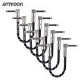 thumbnail image 1 of Paquete de 6 cables de conexión para instrumentos de pedal de efectos de guitarra de 15 cm/0 5 pies, 1 of 8