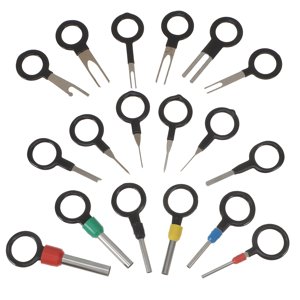18PCS Automotive Terminal Pin outil de suppression Set Pin Extractor outil mécanique outil fil Harness Depinning outil pour voiture connecteur électrique