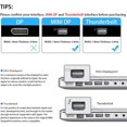 thumbnail image 4 of HUGFEGWE 2Pcs Mini DP to VGA Adapter Connector Converter for Microsoft Surface Laptop TV Monitor Projector (Color : Mini DP to VGA White) CJB91-87157, 4 of 6