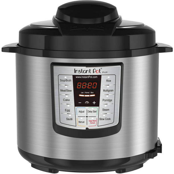 filosoof Stapel molen Instant Pot LUX60 6 Qt 6-in-1 Multi-Use Programmable Pressure Cooker, Slow  Cooker, Rice Cooker, Saut, Steamer, and Warmer - Walmart.com
