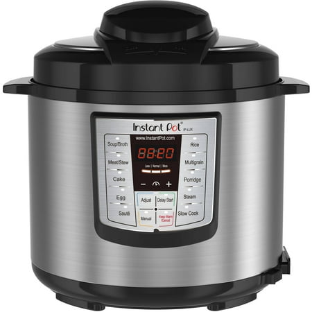 Instant Pot LUX60 6 Qt 6-in-1 Multi-Use Programmable Pressure Cooker, Slow Cooker, Rice Cooker, Sauté, Steamer, and (Best All In One Pressure Cooker)