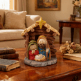 thumbnail image 5 of Nativity Set,Resin Holy Family Nativity Figurine,Christmas Nativity Scene Sets for Tabletop Holiday Home Chapel Christmas Indoor Decorations, 5 of 10