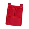thumbnail image 4 of Bolsera para bebés Bolsa colgante Organizador de pañales colgantes lienzo Bab Bag Back Bunk Bed Bold de almacenamiento Bolsa de pañales para juguetes rojo, 4 of 8