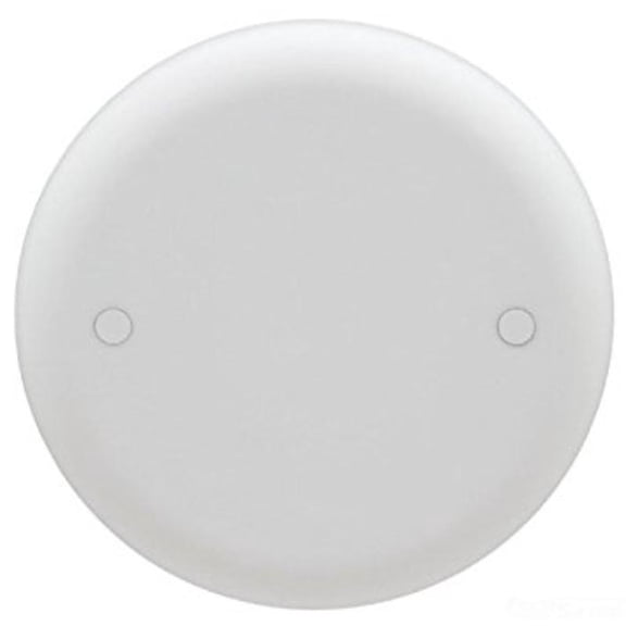 Carlon Lamson and Sessons Thomas & Betts  5/16 in. H Round  1 Gang  Outlet Box  White  PVC