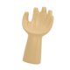 thumbnail image 1 of Estatua de mano secretgardenu, soporte para joyas, soporte para exhibición de joyas, escultura artística Naranja claro grande, 1 of 4