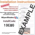 thumbnail image 5 of 2014 Buick Enclave Beam Wiper Blades Wipers w/1yr Warranty (Set of 3) w/Rear Wiper (WiperBladesUSA), 5 of 5