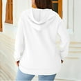 thumbnail image 6 of Guieoi Plus Size Jackets Women Sweatshirt Plus Size Hoodie Fall Fashion Long Sleeve Jackets Winter Pullover Clothing Tops White Black*Friday/Cyber*Monday, 6 of 7