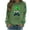 Multicolor, variant on St. Patricks Day Shirts for Women Long Sleeve Crewneck Sweatshirt Irish Gnome with Shamrock Print Tops Cute Graphic Pullover