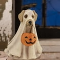 thumbnail image 2 of Bethany Lowe Spooky Ghost Dog 375” Halloween Adorable Dog Hand-Painted Resin Figurine, 2 of 2