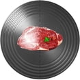 thumbnail image 4 of Bewildely Placa de conducción de calor de aluminio, difusor de calor, placa de descongelación, cocina, carne rápida, bandeja de descongelación, Utensilios de cocina negro 28 cm * 4 mm Bewildely HA006606-02, 4 of 6