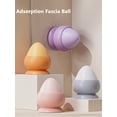 thumbnail image 3 of Fascia Ball Suction Cup Solid Silicone Sole Massage Hedgehog Peanut Ball Yoga Relaxation Shoulde  Back and Waist Massager (Pink), 3 of 7