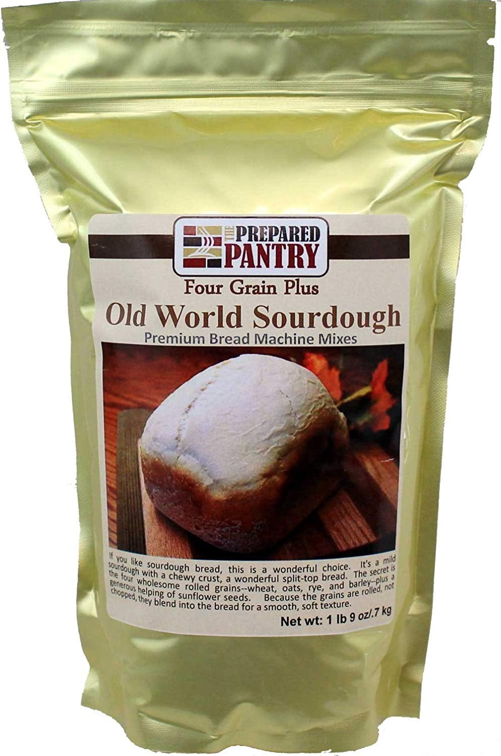 The Prepared Pantry Old World Whole Grain Sourdough Bread Machine Mix