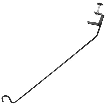 BESTOYARD Black Metal Shepherd Hook for Outdoor Garden Lantern Hanging and Bird Feeder