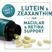 Eye Vitamins Supplements - 3x Strength Eye Health Vitamin with Lutein and Zeaxanthin - Vision Macular Health & Dry Eyes Support With Zinc, Vitamins C E & Minerals, Bottled in USA - 120 Capsules