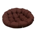 thumbnail image 2 of Silla de hamaca cojín silla de jardín tapete liviano lavable al aire libre cojín de asiento al aire libre color de café, 2 of 8