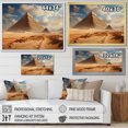 thumbnail image 4 of Designart "Pyramid delicate Sands" Egypt Floater Framed Canvas Print, 4 of 7