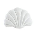 thumbnail image 2 of Shell Pillow, Shell Pillow, Floor Pillow, Solid Filled Throw Pillow, Plush Surface, Washable, Housewarming Gift, Wear-resistant, Beautiful White, 2 of 8
